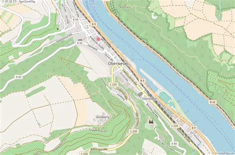 oberwesel germany map.